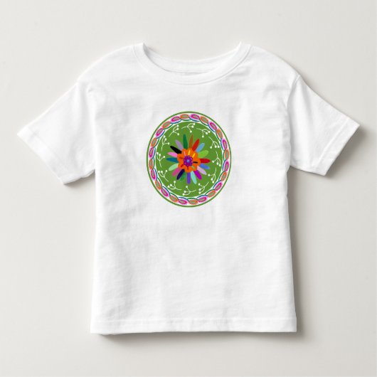 Modern Otomi-ontwerp Kinder Shirts (Voorkant)