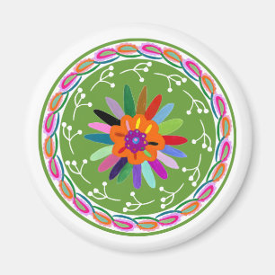 Modern Otomi-ontwerp Magneet