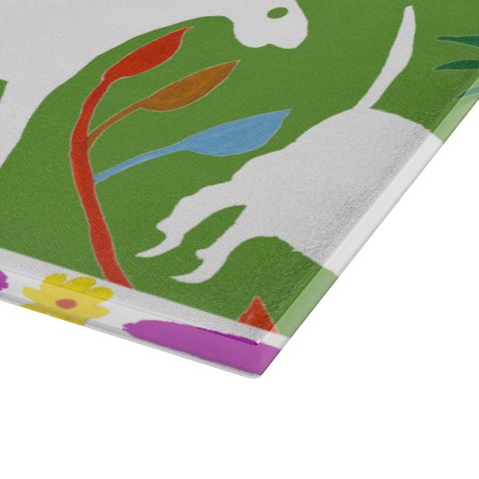 Modern Otomi-ontwerp | Ontwerp van Llama Donkey Snijplank (Hoek)