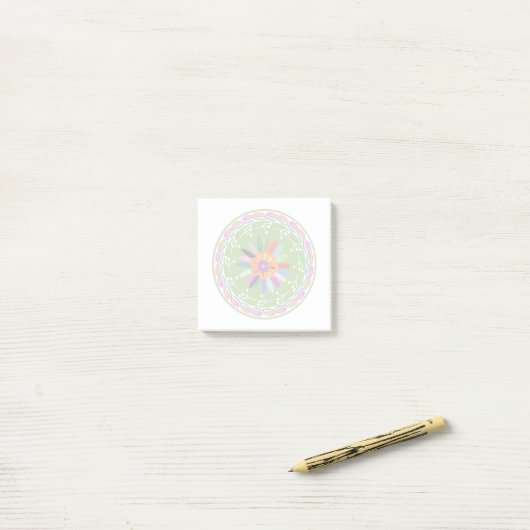 Modern Otomi-ontwerp Post-it® Notes (Op bureau)