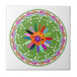 Modern Otomi-ontwerp Tegeltje<br><div class="desc">Geniet van dit nieuwe creatieve ontwerp op een product of behendig stuk om de wereld om je heen te verbeteren en te vergroten. Artiest: Melissa Wang</div>