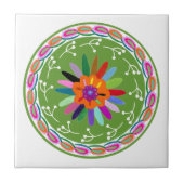 Modern Otomi-ontwerp Tegeltje (Voorkant)