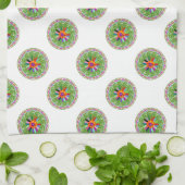 Modern Otomi-ontwerp Theedoek (Gevouwen)