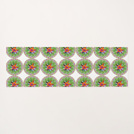 Modern Otomi-ontwerp Yogamat (Achterkant (horizontaal))