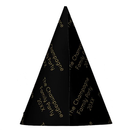 Modern oudejaarsavond gewoonte feesthoedjes (Achterkant)