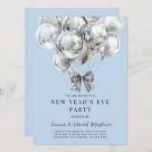 Modern Oudejaarsfeest Kaart (Voorkant / Achterkant)