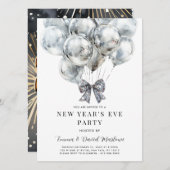 Modern Oudejaarsfeest Kaart (Voorkant / Achterkant)