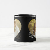 Modern Our First Christmas as Mr & Mrs Heart Photo Mok (Midden)