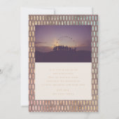 Modern Oval Border Photo Afstudeerder Aankondiging (Achterkant)