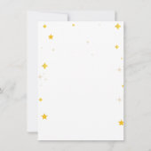 Modern over de baby-brunch doucheuitnodiging kaart (Achterkant)