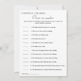 Modern Over of onder vrijgezellenfeest spel Aankondiging