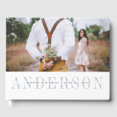 Modern Overlay Wedding Gastenboek (Voorkant)