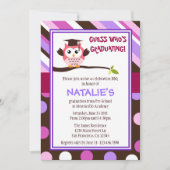 Modern Owl Afstuderen uitnodigen Kaart (Voorkant)