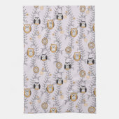 Modern Owls Kitchen Towel Theedoek (Verticaal)