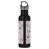 Modern Owls Pattern Waterfles (Achterkant)