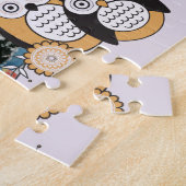 Modern Owls Photo Puzzle Legpuzzel (Zijkant)
