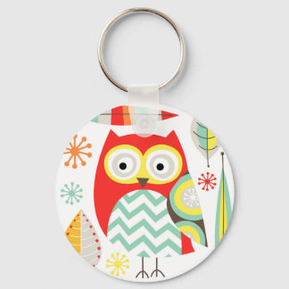 Modern Owls Sleutelhanger