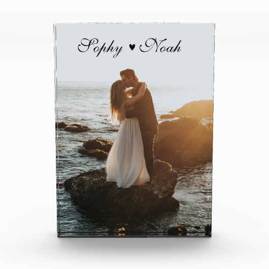 Modern paar fotoblok (Voorkant)