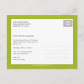 Modern paar slaat de datum Kaart (Achterkant)