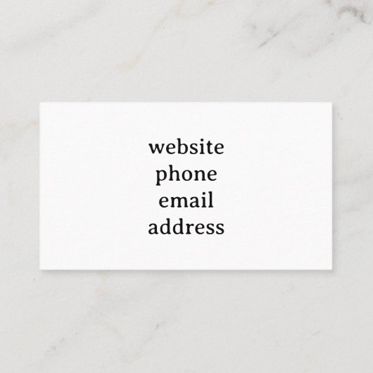 Modern Paard Zwart-wit Ruitersport Visitekaartje (Achterkant)