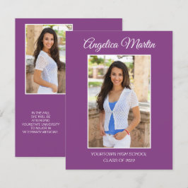 Modern Paars 2 Side Afstuderen 3 Fotoklasse 2022