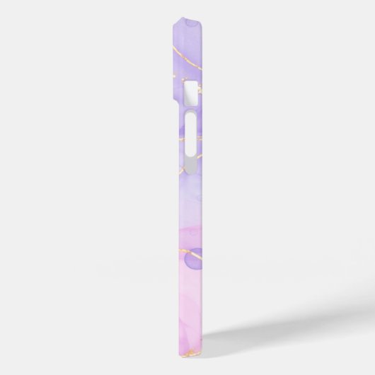 Modern Paars Abstract persoonlijk Case-Mate iPhone Case (Achterkant / Links)