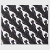 modern paars Bernese Mountain Dog Cadeaupapier (Vlak)