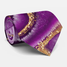 Modern Paars en Gold Agate Mannen