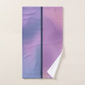 Modern Paars en roze draaiend abstract ontwerp Bad Handdoek (Handdoek)