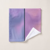 Modern Paars en roze draaiend abstract ontwerp Bad Handdoek (Wasdoekje)