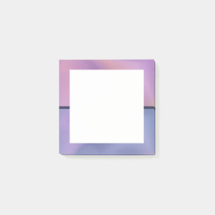 Modern Paars en roze draaiend abstract ontwerp Post-it® Notes
