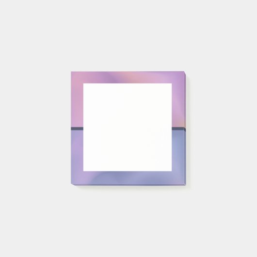 Modern Paars en roze draaiend abstract ontwerp Post-it® Notes (Voorkant)