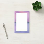 Modern Paars en roze draaiend abstract ontwerp Post-it® Notes (Kantoor)