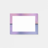 Modern Paars en roze draaiend abstract ontwerp Post-it® Notes (Voorkant)