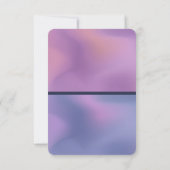 Modern Paars en roze draaiend abstract ontwerp Save The Date (Achterkant)