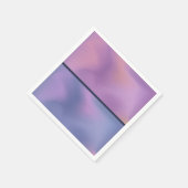 Modern Paars en roze draaiend abstract ontwerp Servet (Hoek)