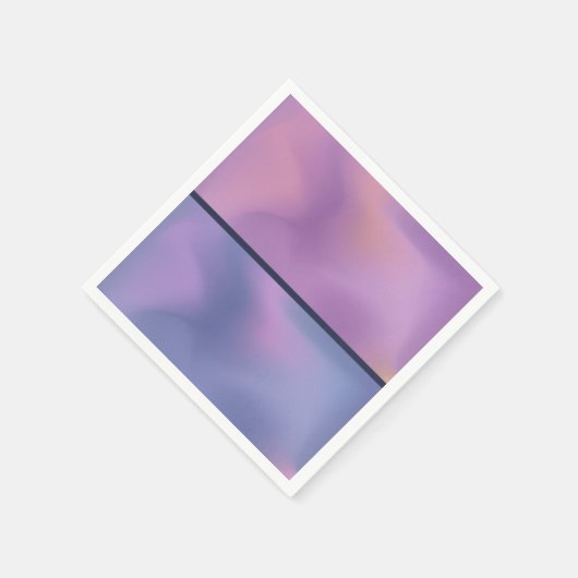 Modern Paars en roze draaiend abstract ontwerp Servet (Hoek)