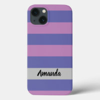 Modern paars en roze gepersonaliseerd