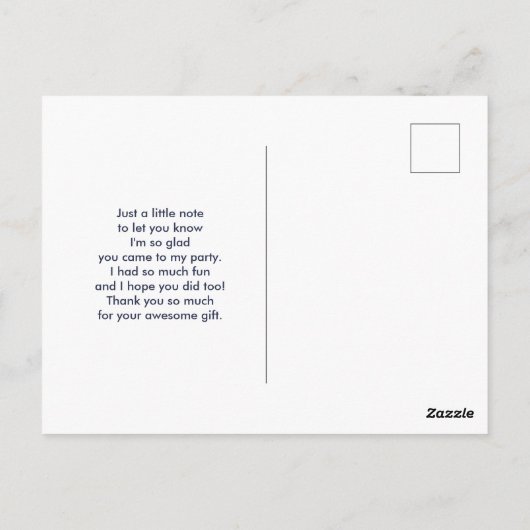 Modern Paars en roze zwenken Abstract Dank je Briefkaart (Achterkant)