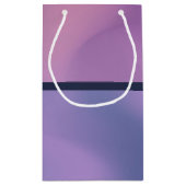 Modern Paars en roze zwenken Abstract Dank je Klein Cadeauzakje (Achterkant)