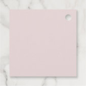 Modern Paars Fig Pattern & You are Figgin' Geweldi Bedankjes Labels (Achterkant)