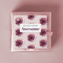 Modern Paars Fig Pattern & You are Figgin' Geweldi