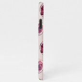 Modern Paars Fig Pattern & You are Figgin' Geweldi iPhone Hoesje (Rechterkant)