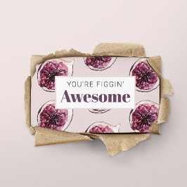 Modern Paars Fig Pattern & You are Figgin' Geweldi Visitekaartje
