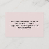 Modern Paars Fig Pattern & You are Figgin' Geweldi Visitekaartje (Achterkant)