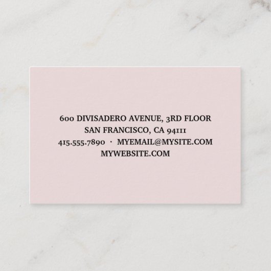 Modern Paars Fig Pattern & You are Figgin' Geweldi Visitekaartje (Achterkant)