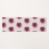 Modern Paars Fig Pattern & You are Figgin' Geweldi Yogamat (Achterkant (horizontaal))