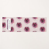 Modern Paars Fig Pattern & You are Figgin' Geweldi Yogamat (Voorkant (horizontaal))