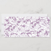 Modern Paars Floral Boutique Gift Certificate (Achterkant)