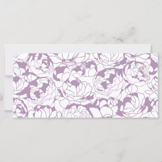 Modern Paars Floral Boutique Gift Certificate (Achterkant)